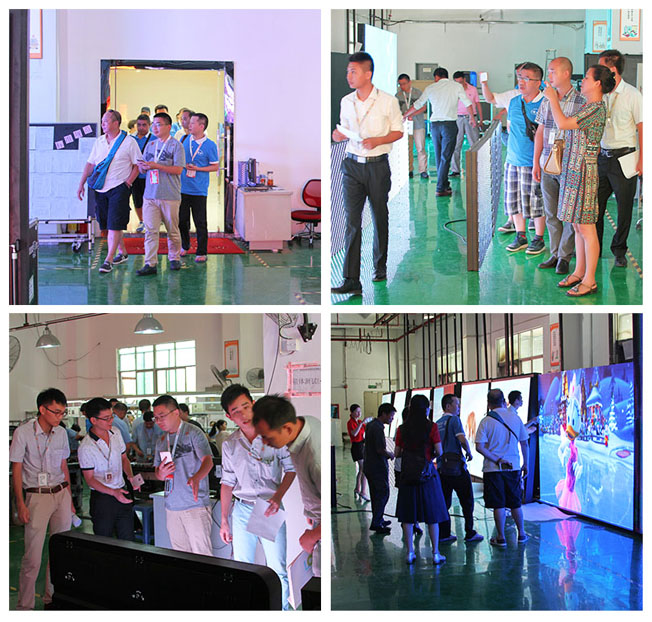 买家团参观多宝电竞生产车间