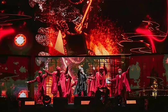 周杰伦新加坡演唱会，多宝电竞大屏闪耀全场！