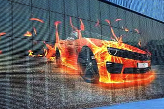 LED显示屏透明屏 LED显示屏透明屏