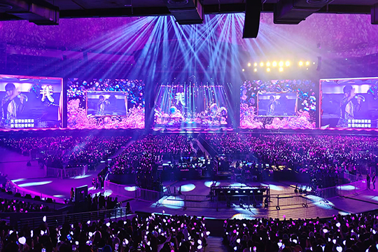 “破蛋”成功！多宝电竞LED屏与荧光棒燃爆周杰伦台北演唱会！